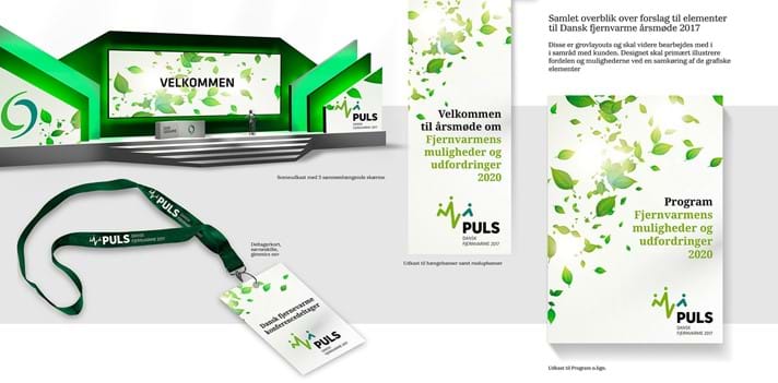 Eksempel på visuel identitet