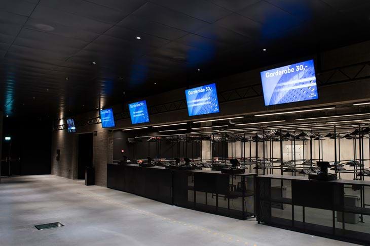 Av Over Ip Løsning Ved Garderobe Kbhallen