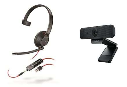 Pakke1 Plantronicsblackwire5210 Logitechc925e